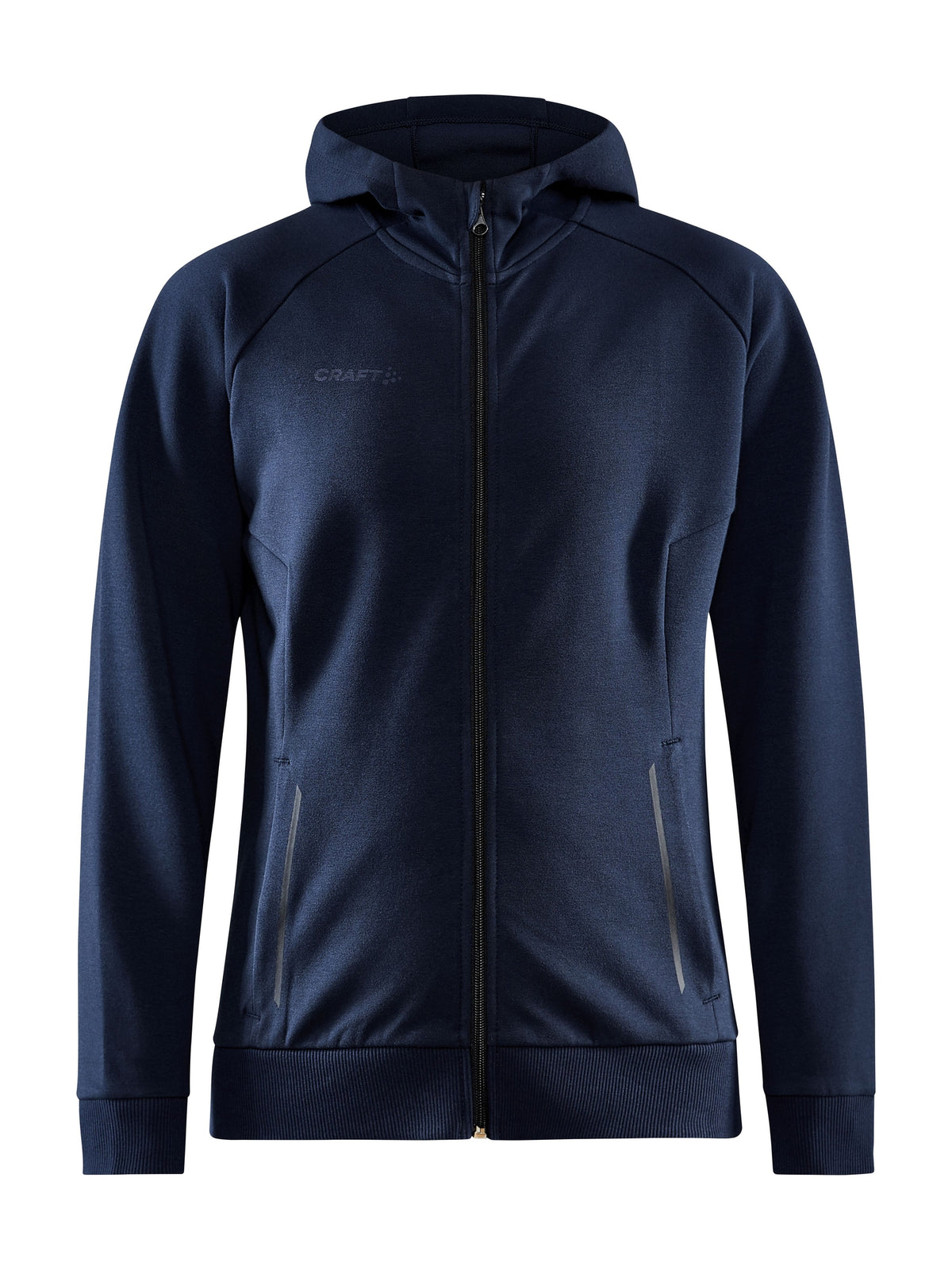 Craft CORE Soul Full Zip Hood – dame – Mørk marineblå, forside