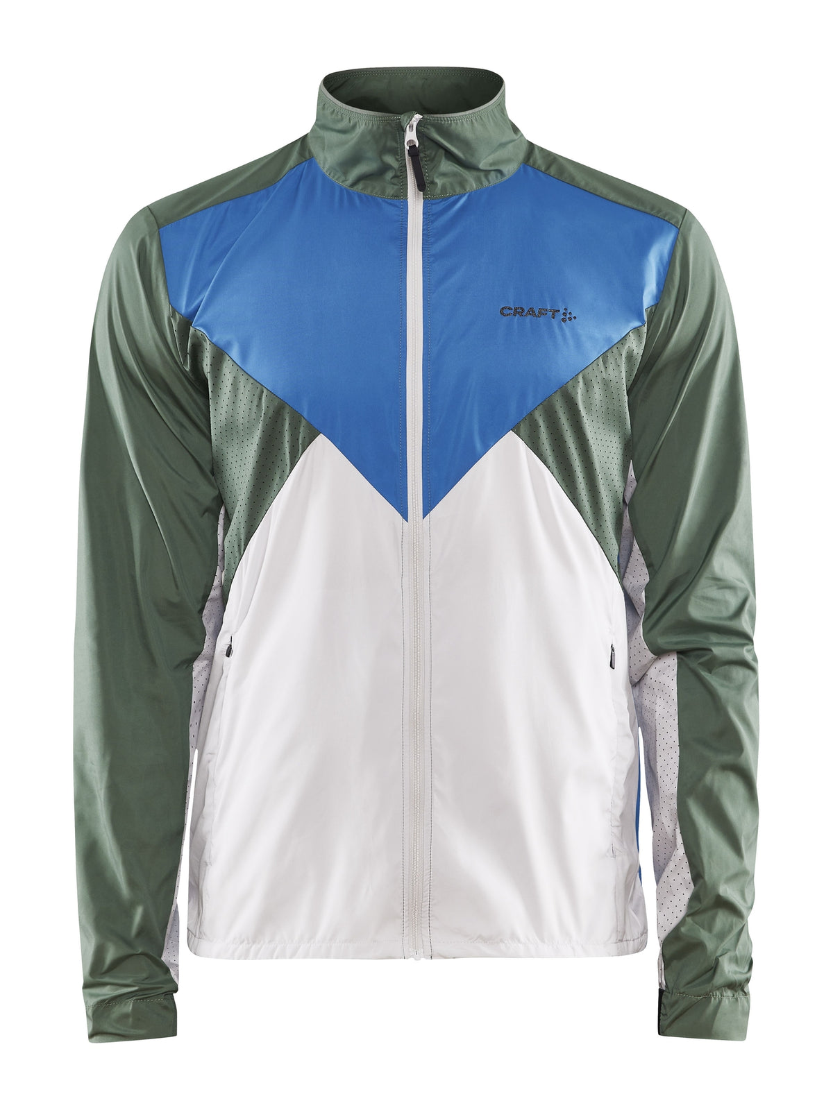 Craft ADV Essence Wind Jacket – herre – Moss / Fluid, forside
