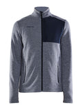 Craft ADV Explore Heavy Fleece Jacket – herre – Flow / Blaze, forside