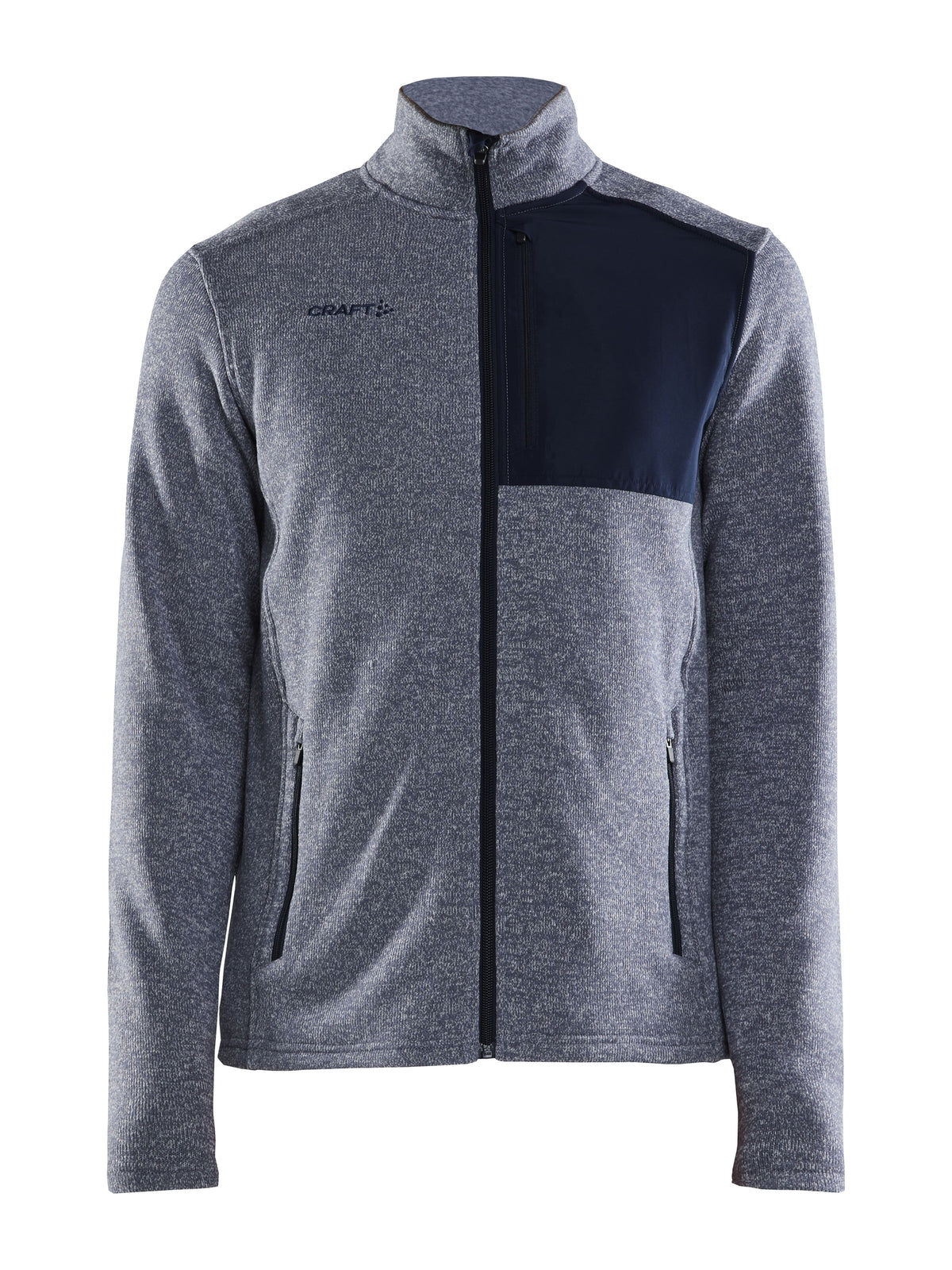 Craft ADV Explore Heavy Fleece Jacket – herre – Flow / Blaze, forside