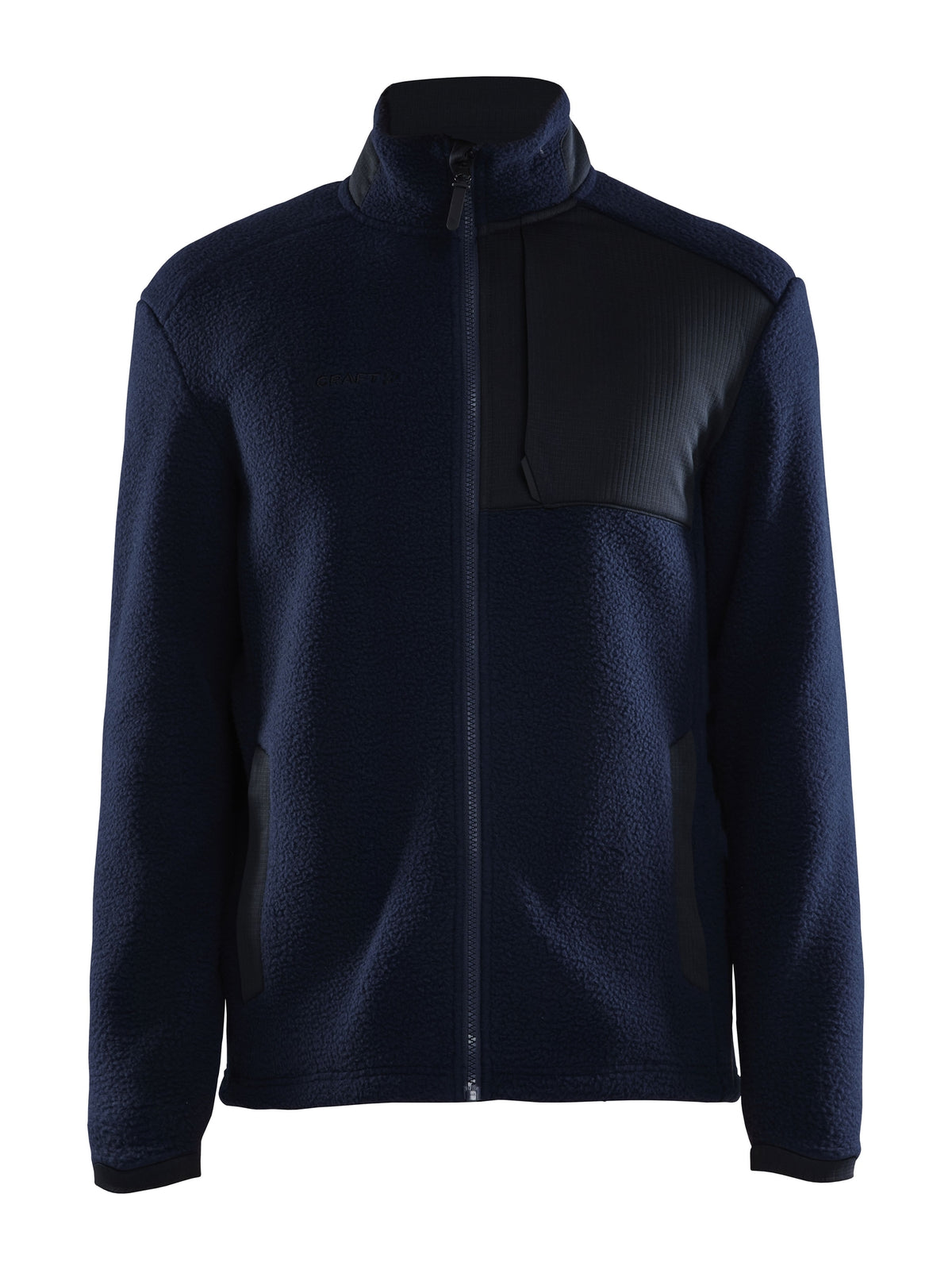 Craft ADV Explore Pile Fleece Jacket – herre – Blaze / Svart, forside