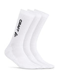 Craft Ability Indoor 3-Pack Sock – Hvit, forside