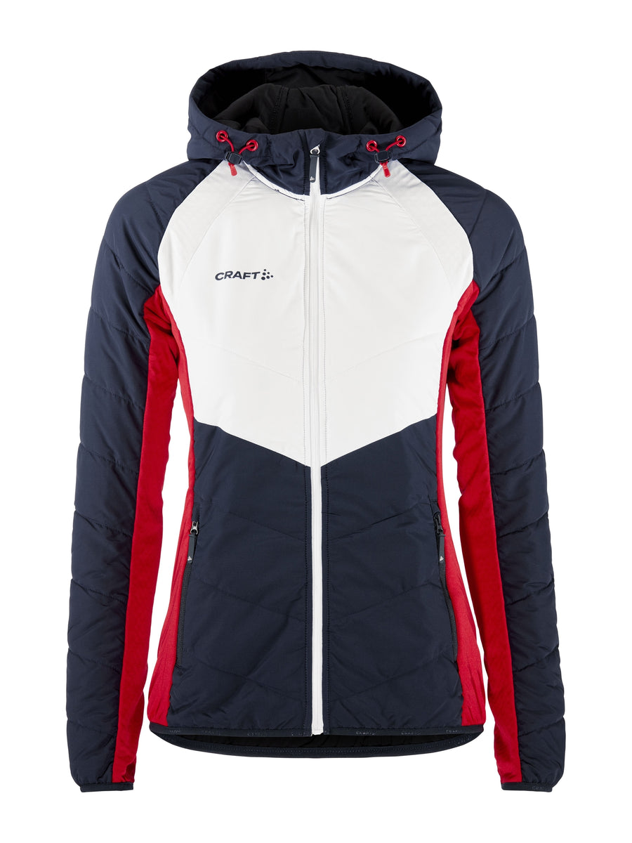 Craft NOR ADV Explore Hybrid Jacket – dame – Blaze / Hvit, forside