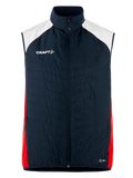 Craft NOR ADV Nordic Ski Club Vest – herre – Blaze / Hvit, forside