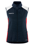 Craft NOR ADV Nordic Ski Club Vest – dame – Blaze / Hvit, forside