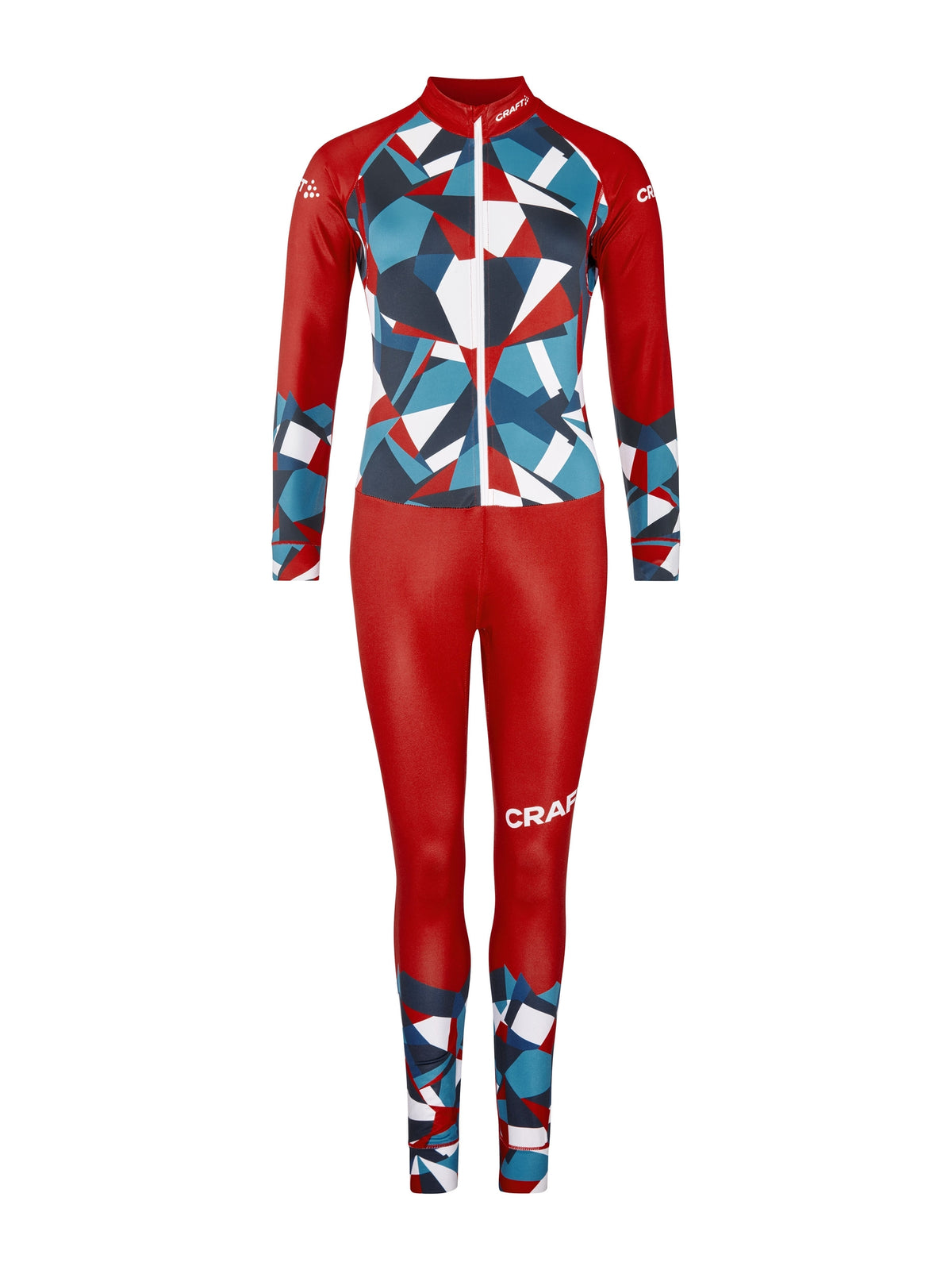 Craft NOR ADV Nordic Ski Club Suit – dame – Blaze / Klar rød, forside