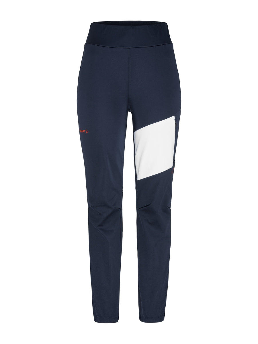 Craft NOR Adv Backcountry Hybrid Pants – dame – Blaze / Hvit, forside