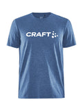 Craft Community Logo SS Tee – herre – Club Cobolt Melange, forside
