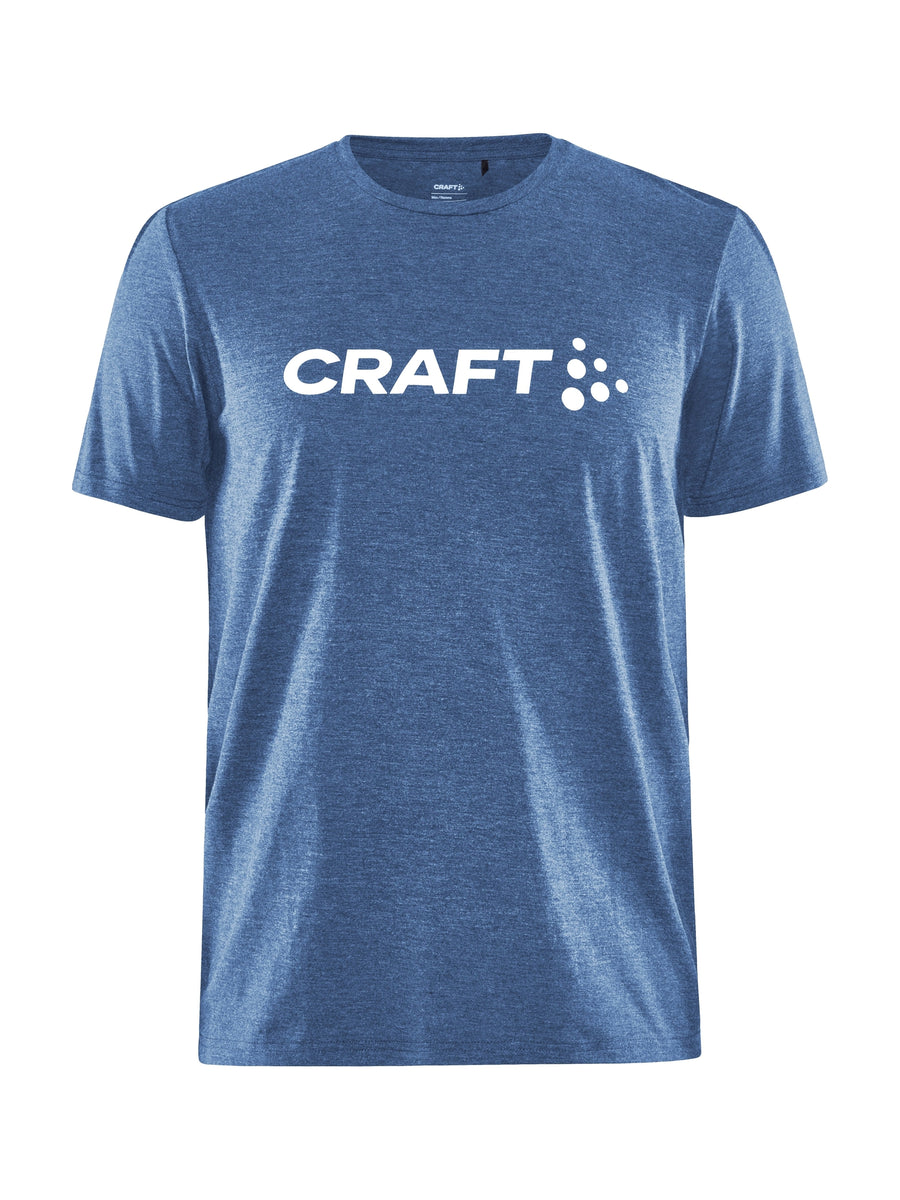 Craft Community Logo SS Tee – herre – Club Cobolt Melange, forside