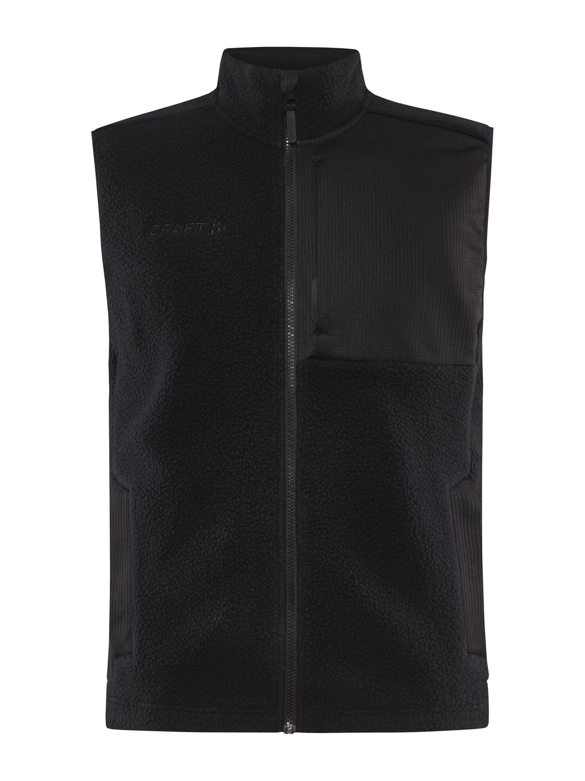 Craft ADV Explore Pile Fleece Vest – herre – Svart, forside