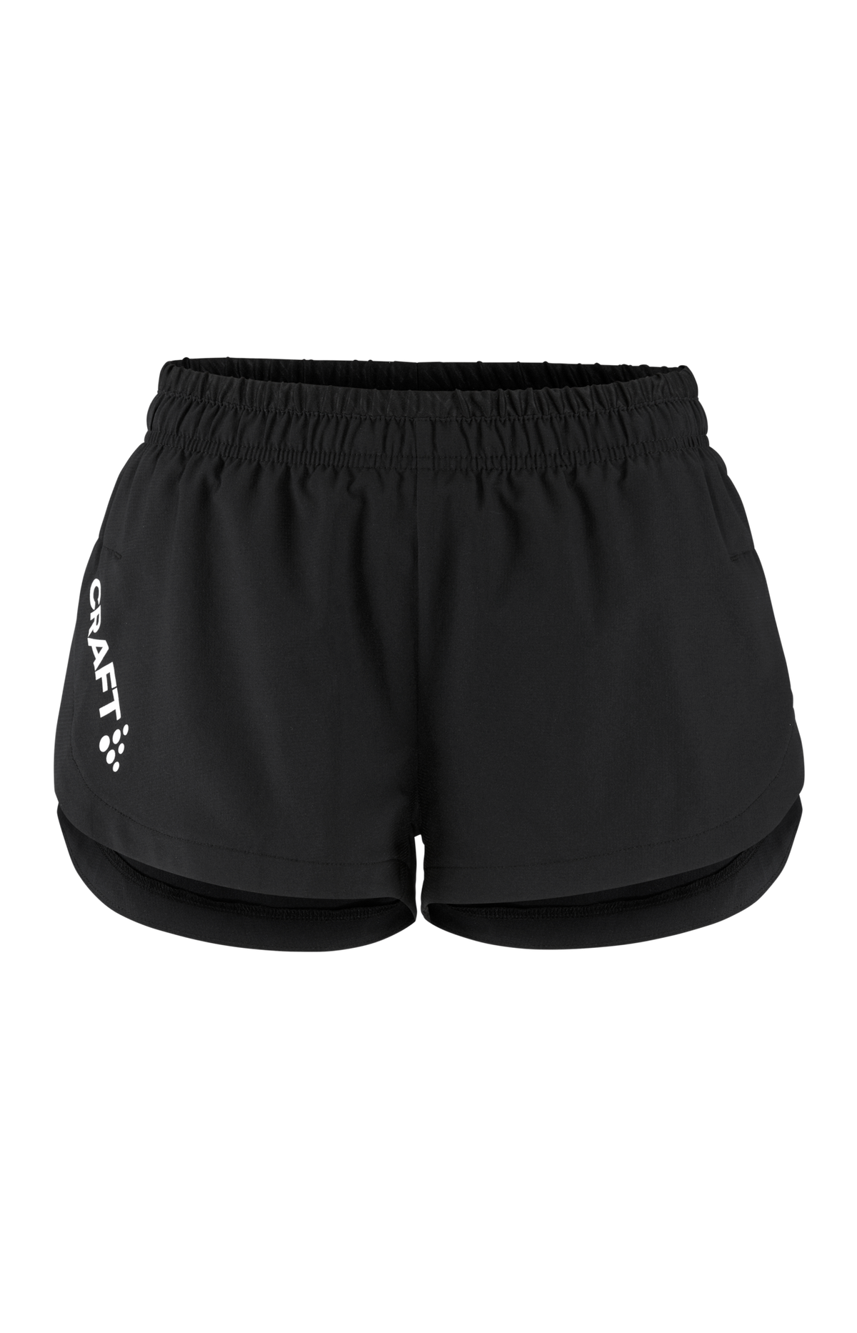 Craft Rush 2.0 Marathon Shorts – dame – Svart, forside