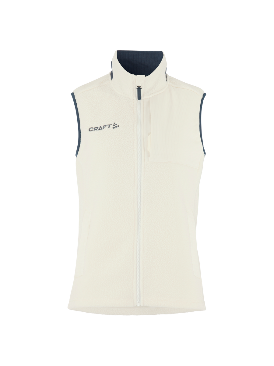 Craft NOR ADV Explore Pile Fleece Vest – dame – Tofu, forside