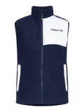 Craft NOR ADV Explore Pile Fleece Vest – dame – Blaze / Hvit, forside