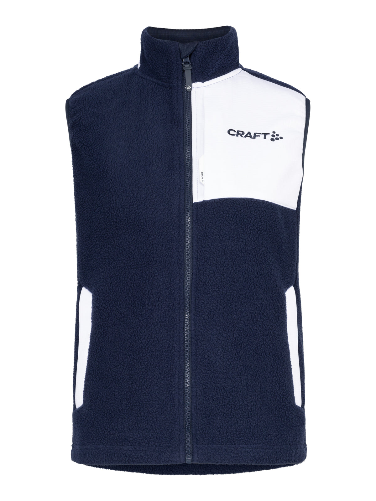 Craft NOR ADV Explore Pile Fleece Vest – dame – Blaze / Hvit, forside
