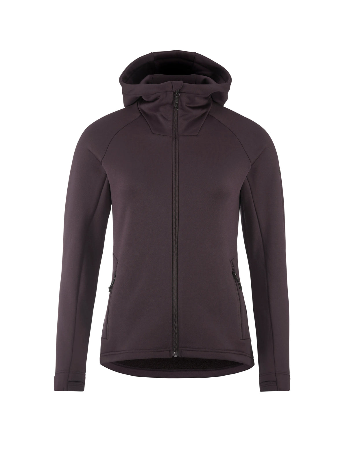 Craft ADV Explore Power Fleece Hood Jkt – dame – Dk Plum, forside
