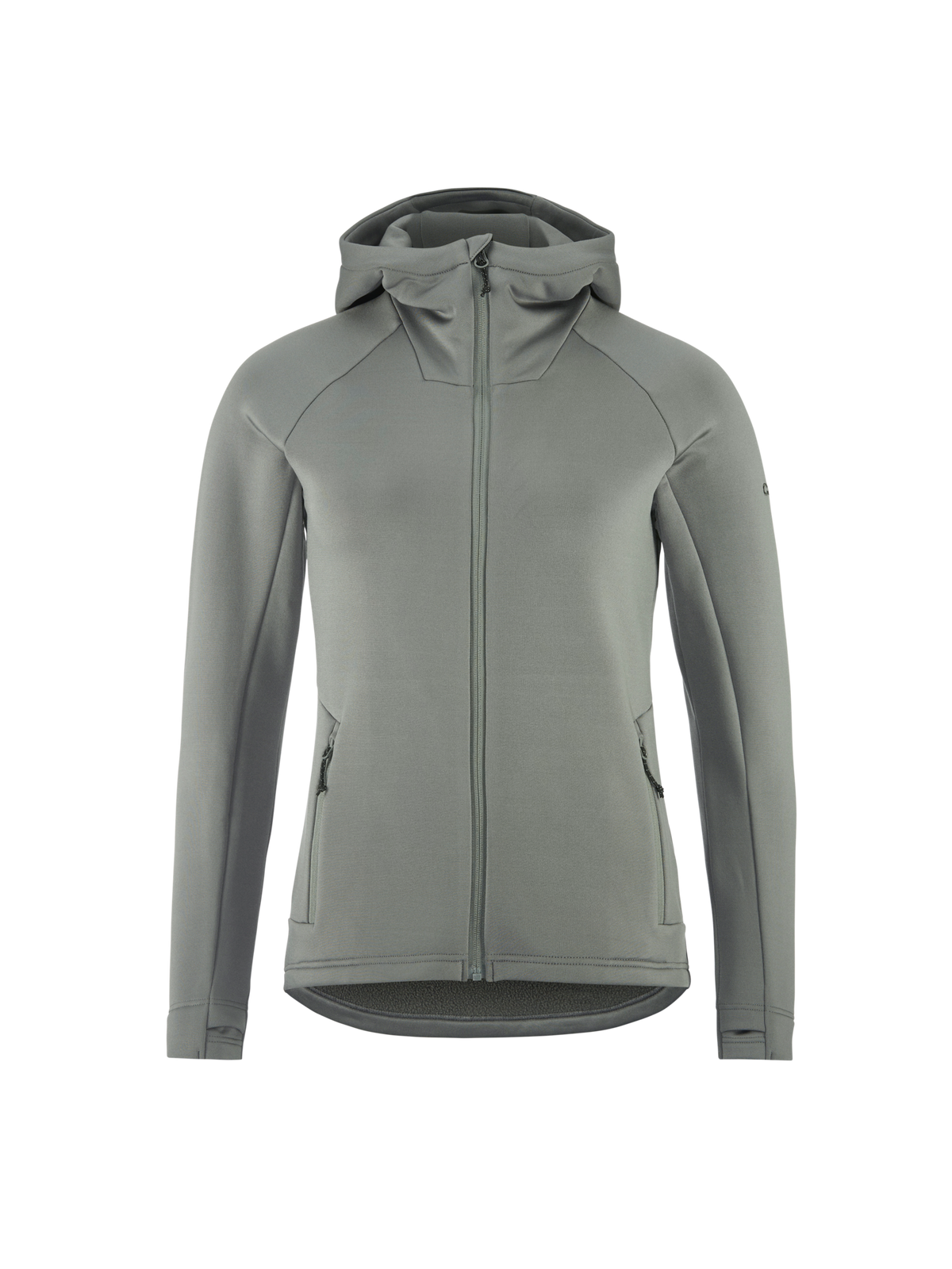 Craft ADV Explore Power Fleece Hood Jkt – dame – Leaf, forside