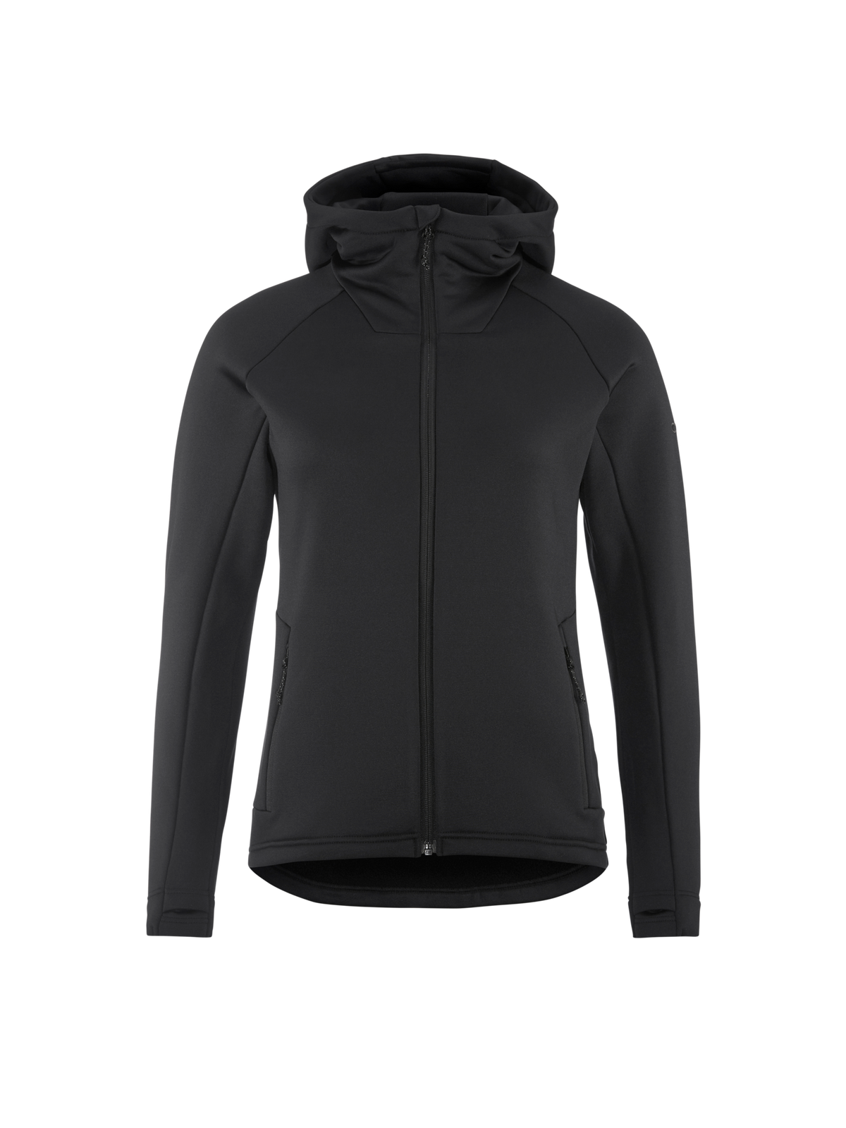 Craft ADV Explore Power Fleece Hood Jkt – dame – Svart, forside