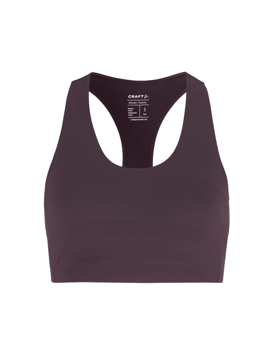 Craft Collective Padded Sports Bra – dame – Dk Plum, forside
