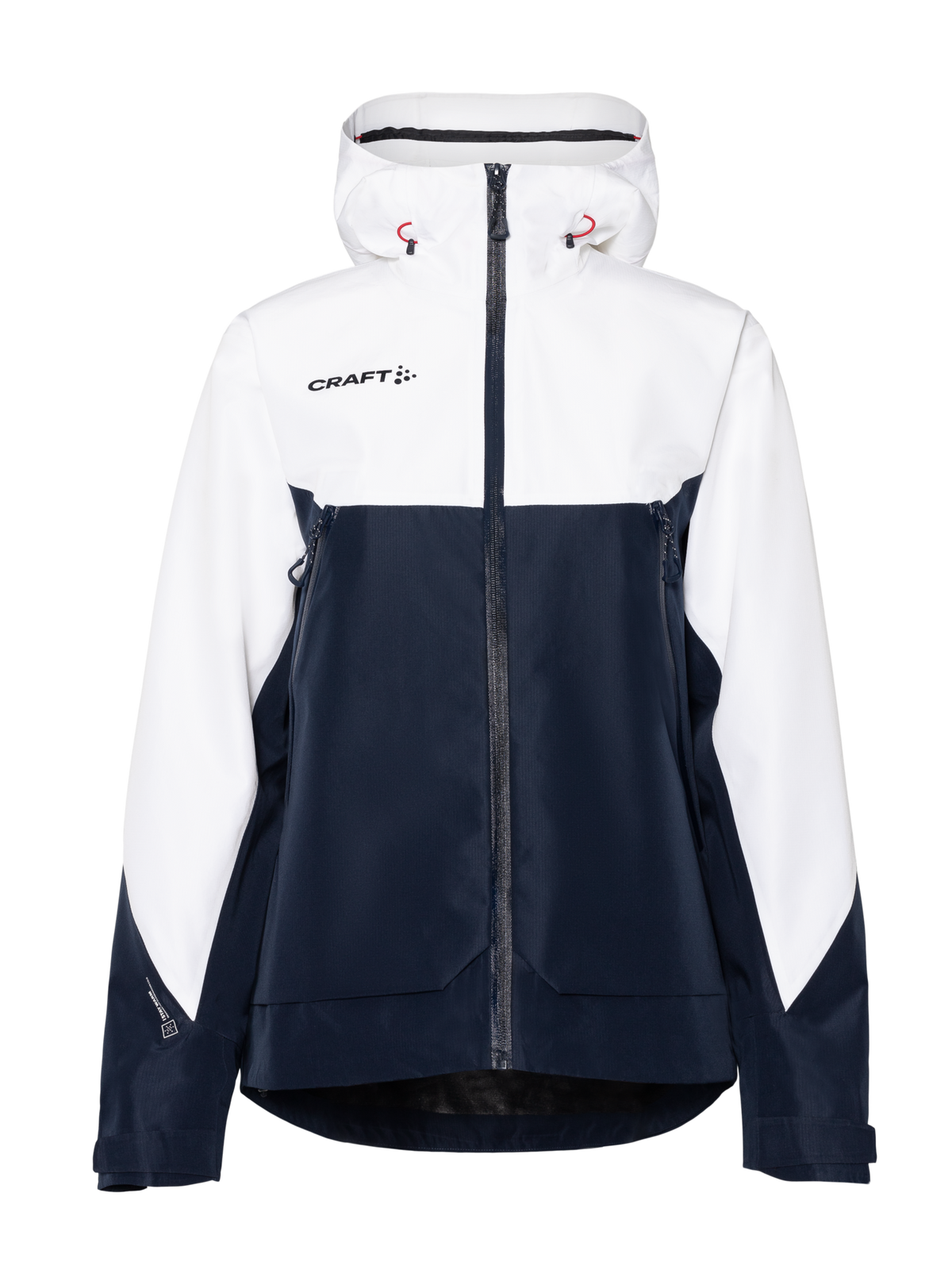 Craft NOR ADV Explore Shell Jkt – dame – Hvit / Blaze, forside