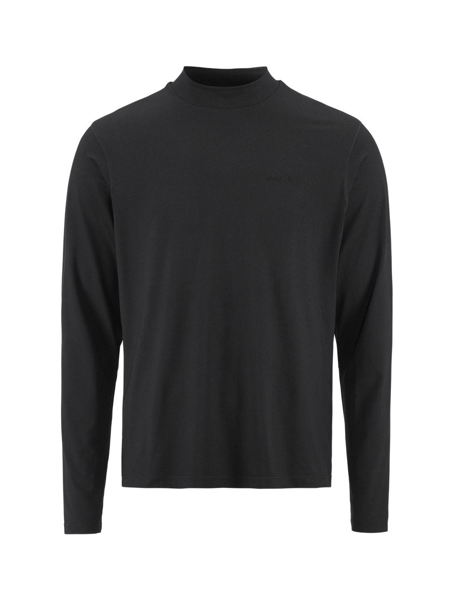 Craft Flow MN LS – herre – Svartmelert, forside