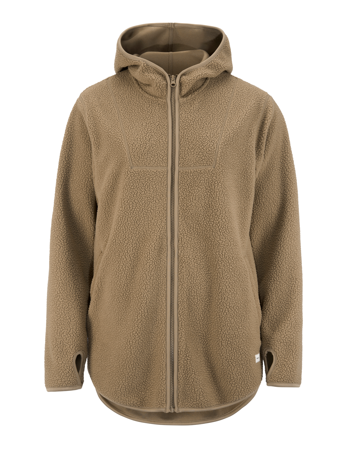 Craft Join Pile Fleece FZ Hood – dame – Taupe, forside