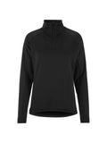 Craft Explore Power Fleece Half Zip – dame – Svart, forside