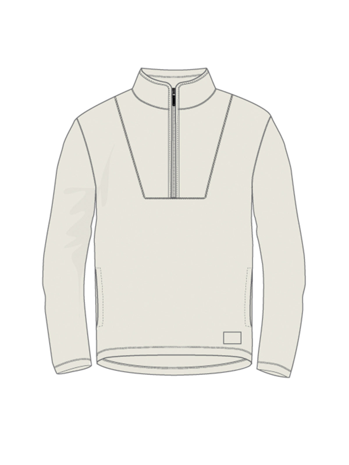 Craft NOR Join Pile Fleece HZ – herre – Tofu, forside
