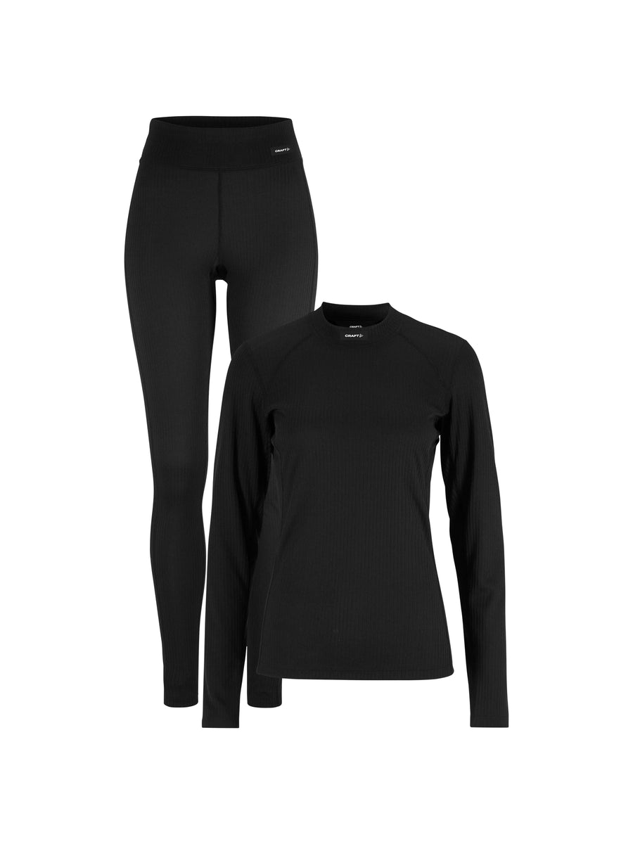 Craft Classic Baselayer Set – dame – Svart, forside