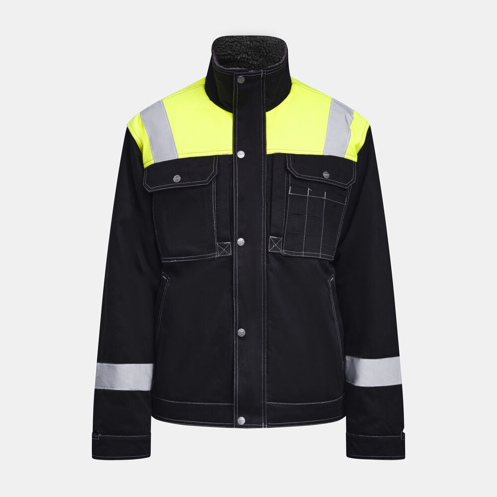 Jobman 1179 Winter Jacket – Black/Yellow
