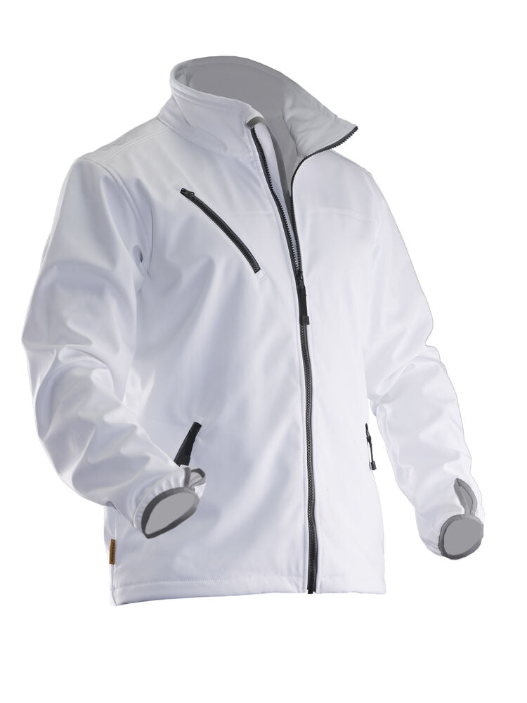 Jobman 1201 Softshell Jacket Light – White