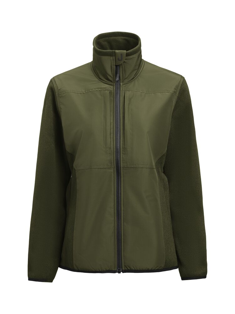 Jobman 1274 Fleece Jacket W – Olive Green