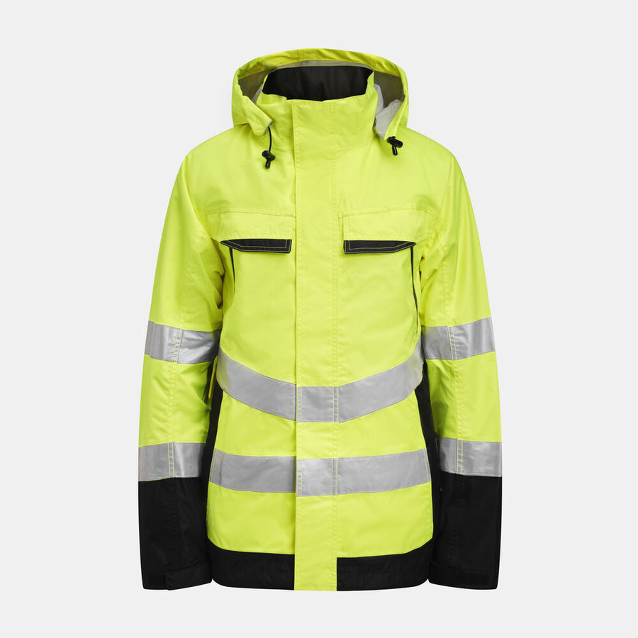 Jobman 1283 HV Skalljakke KL 3 – Yellow/Black
