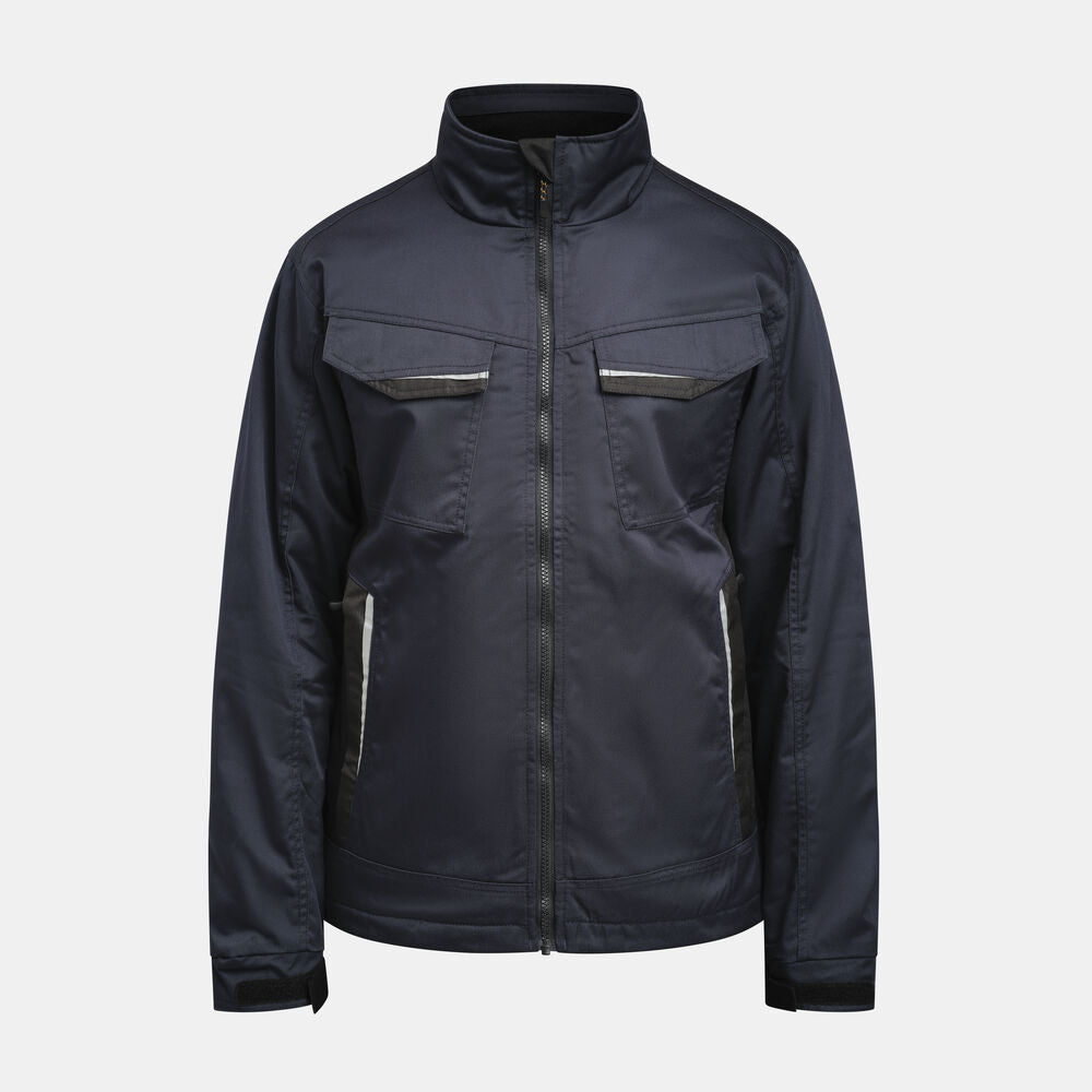 Jobman 1317 Poly Cotton Padded Jacket – Navy