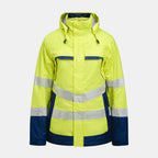 Jobman 1383 HV Vinterjakke KL 3 – Yellow/Navy
