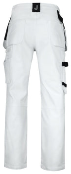 Jobman 2129 Trouser White Line – bakside
