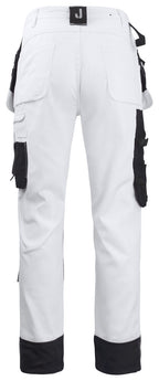 Jobman 2171 Trouser White Line – bakside