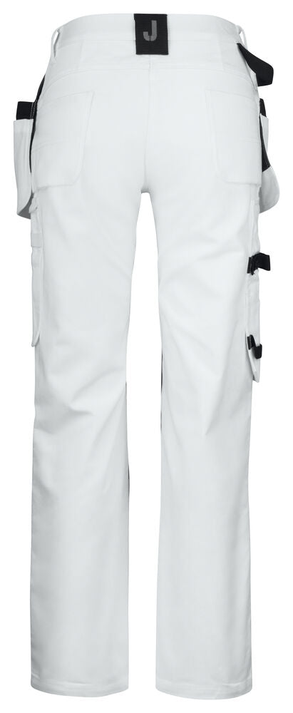 Jobman 2179 Malerbukse W Hvit/Svart – bakside