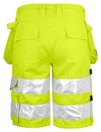 Jobman 2205 Håndverksshorts HV – bakside