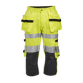 Jobman 2217 HV Pirate Shorts – Yellow/Navy