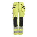 Jobman 2271 Womens Craftsman Trousers – yellow/black