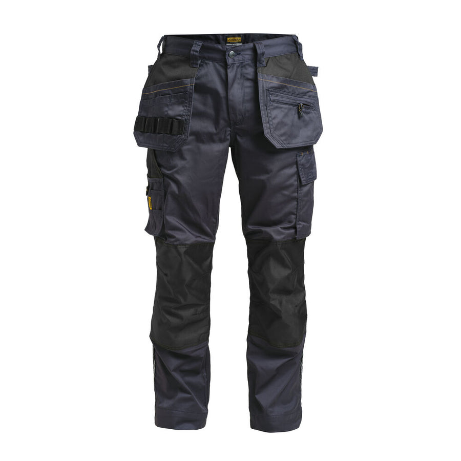 Jobman 2322 Poly Cotton HP Work Trousers – Navy/Black
