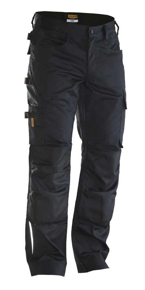 Jobman 2324 Servicebyxa stretch – black