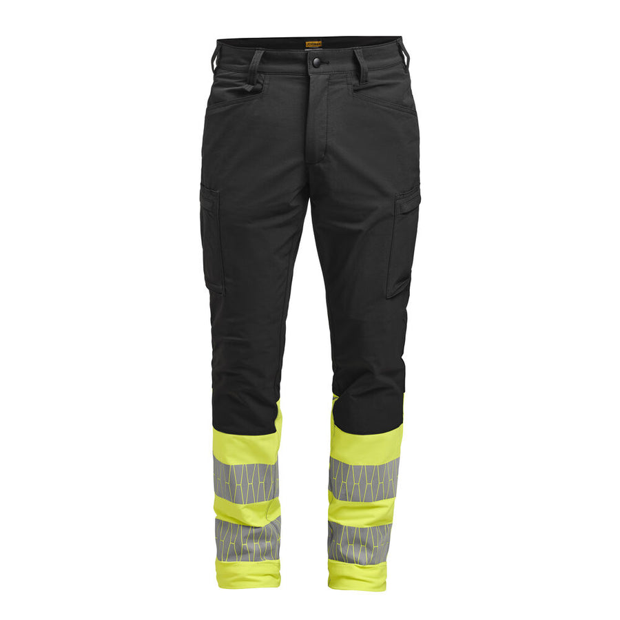 Jobman 2328 Service trouser stretch Hi-Vis – Black/Yellow