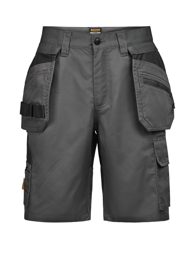 Jobman 2336 Håndtverksshorts Semistretch – Dark Grey/Black