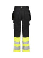 Jobman 2514 Håndtveksbukse stretch Varsel – bakside