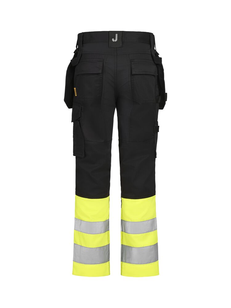 Jobman 2514 Håndtveksbukse stretch Varsel – bakside