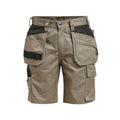 Jobman 2722 Poly Cotton Shorts – Khaki/Black