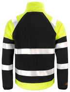 Jobman 5125 Softshell Jacket Hi-Vis – bakside