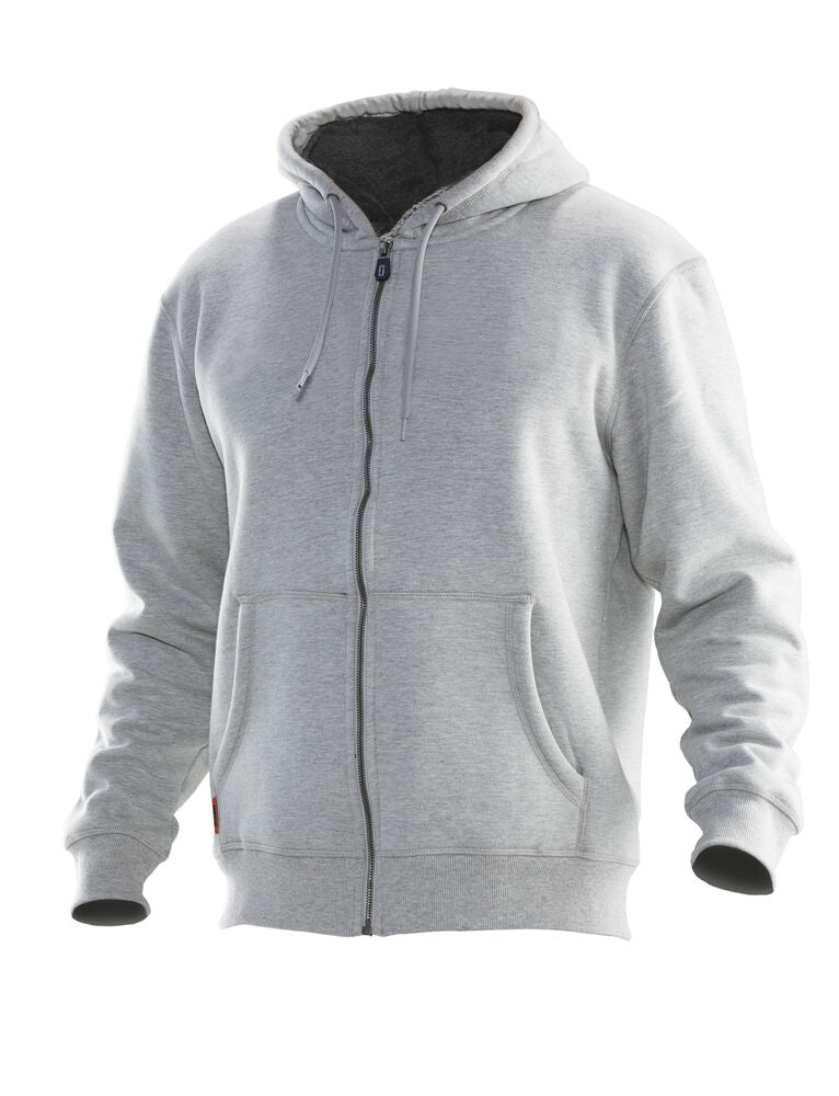 Jobman 5155 Vintage Hoodie – Light Grey/Dark Grey