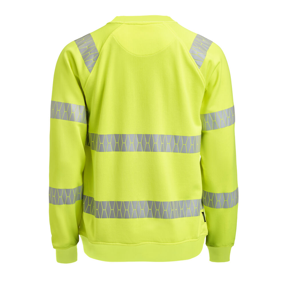 Jobman 5324 Sweatshirt Hi-Vis – bakside